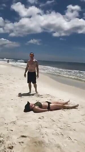 Milf on the Beach....