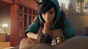 Tracer blowjob