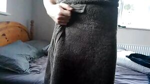 21 - having trouble taking my towel off..