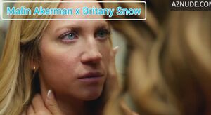 Lesbian Tongue Kissing Blonde Brittany Snow