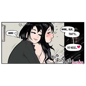 Morgan and Audrey, Teacher can have fun too