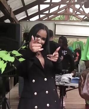 She’s bursting right out the jacket