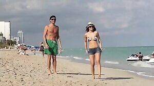 Maria Menounos - Candid Bikini Video