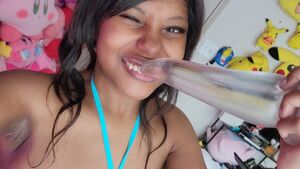 Gamers Babe Dildo Ebony Egirl