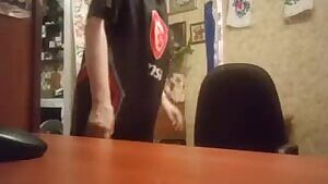 Russian teenage girl masturbates for her boyfriend on record camera - PornMonde.com