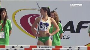 Michelle Jenneke's Sexy Warm Up Dance, Olympic Hurdler