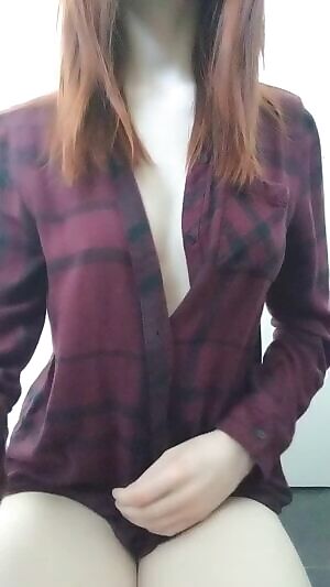 Peeling off some plaid for a sweet reveal