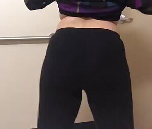 Shaking my big ass at work