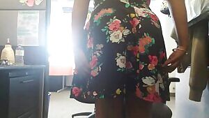My riend says he likes my dress and that I should wear it to work today without panties. Do you agree?