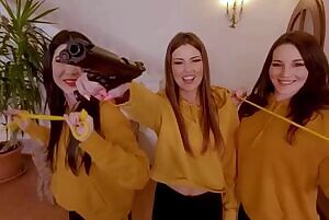 Cindy Shine, Lady Dee, Elena Vega 'Hot Robbery 2' VR porn video @RealJamVR 💬