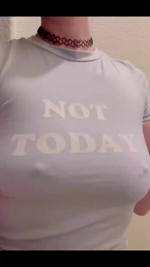 Slow Motion Braless Nipple Piercing