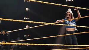 Moon-walking, trash-talking Carmella