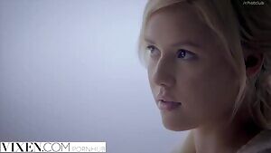 Naughty blonde fucks her sister's man to make her jealous