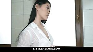 Getting ready for a bath.