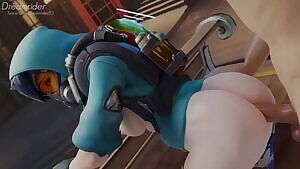 Tracer enjoying anal