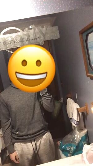Since my last post was so popular here’s one pulling my soft cock out of my grey sweats
