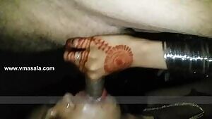 Indian Girl Giving Blowjob on her first night
