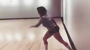 Gymnastics with those huge titties in tow...