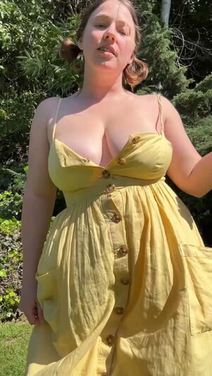 Solo Big Tits Dress Natural Outdoor