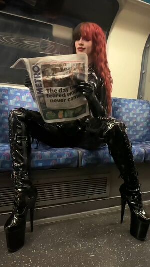 Shiny Femdom Goddess Goth High Heels