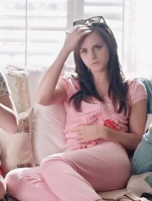 Emma Watson loves sitting on daddy’s lap and making his cock hard