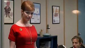 Christina Hendricks showing off the underrated big booty