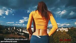 Mia Bandini Eats Mouthpie After Public Blowjob - small ass