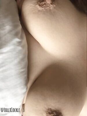 I did promise more pictures of my hard nipples. How about a gi? Wanna taste?