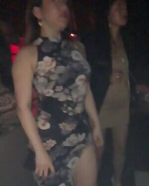 Thick Asian party chick.