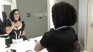 French Maid Arabelle Raphael - Dick Drainers