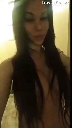 Showing off her assets