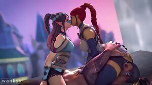 Cassie x Ying x Hanzo,