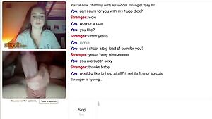 Omegle teen Vs big dick