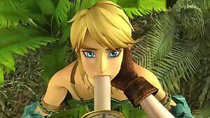 Link's mouth being used OwO