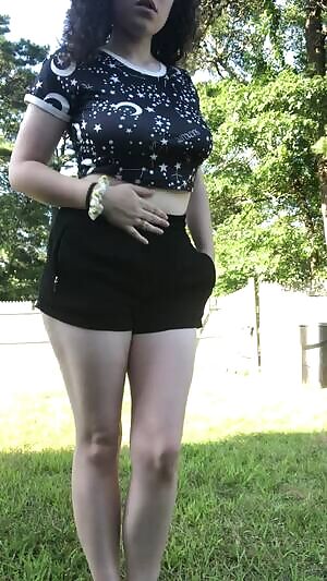 titty drop in the backyard