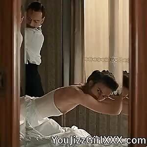 Keira Knightley getting the belt