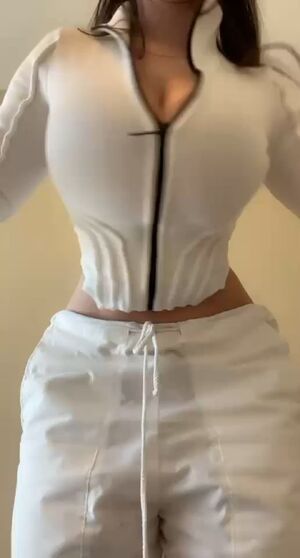 Soccer mom fit with college girl titties