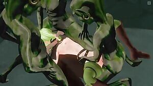 High Elf Archer Gangbanged By Goblins