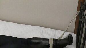 Olivia st John tied to bed