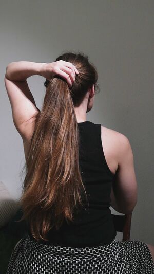 Long Hair Ponytail Solo Whipping