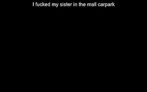 Sister leaks cum all over the mall