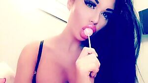 She might have an oral fixation