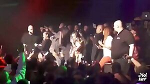 Cardi B letting her fans grope her.