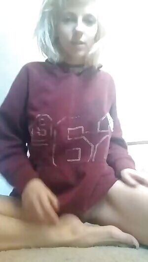 Taking that sweatshirt off