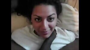 Smiling with cum on the tongue