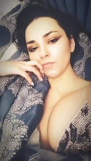 Busty in bed