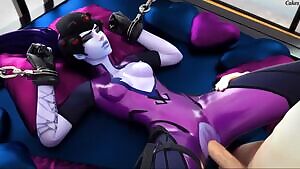 Widowmaker in cuffs,  - r/rule34