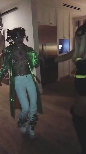 Bella Throne as the dancing Queen
