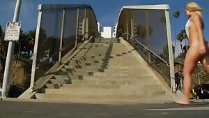 casual walk on the beach side