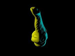 Second dildo design using Sculptris. Inspired by 